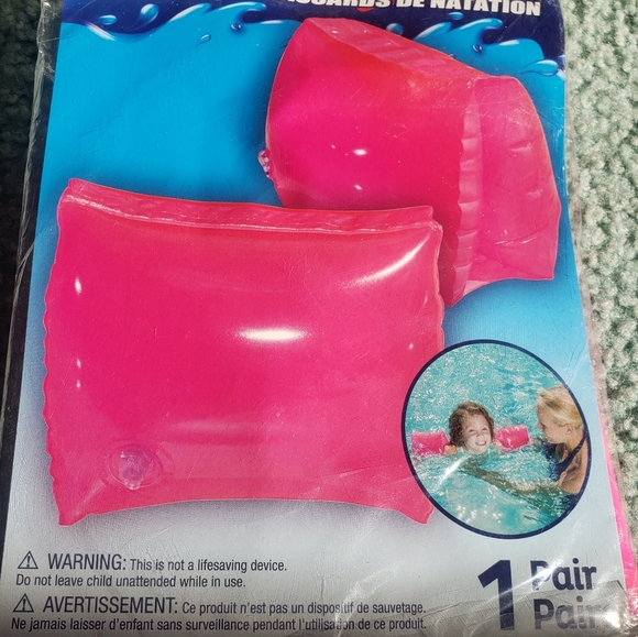 New Kids Swim Floatie Arm Bands | Pink | Swim - Picture 3 of 4
